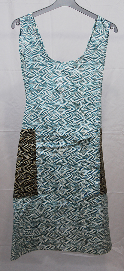 tablier à dos croisé en tissu léger